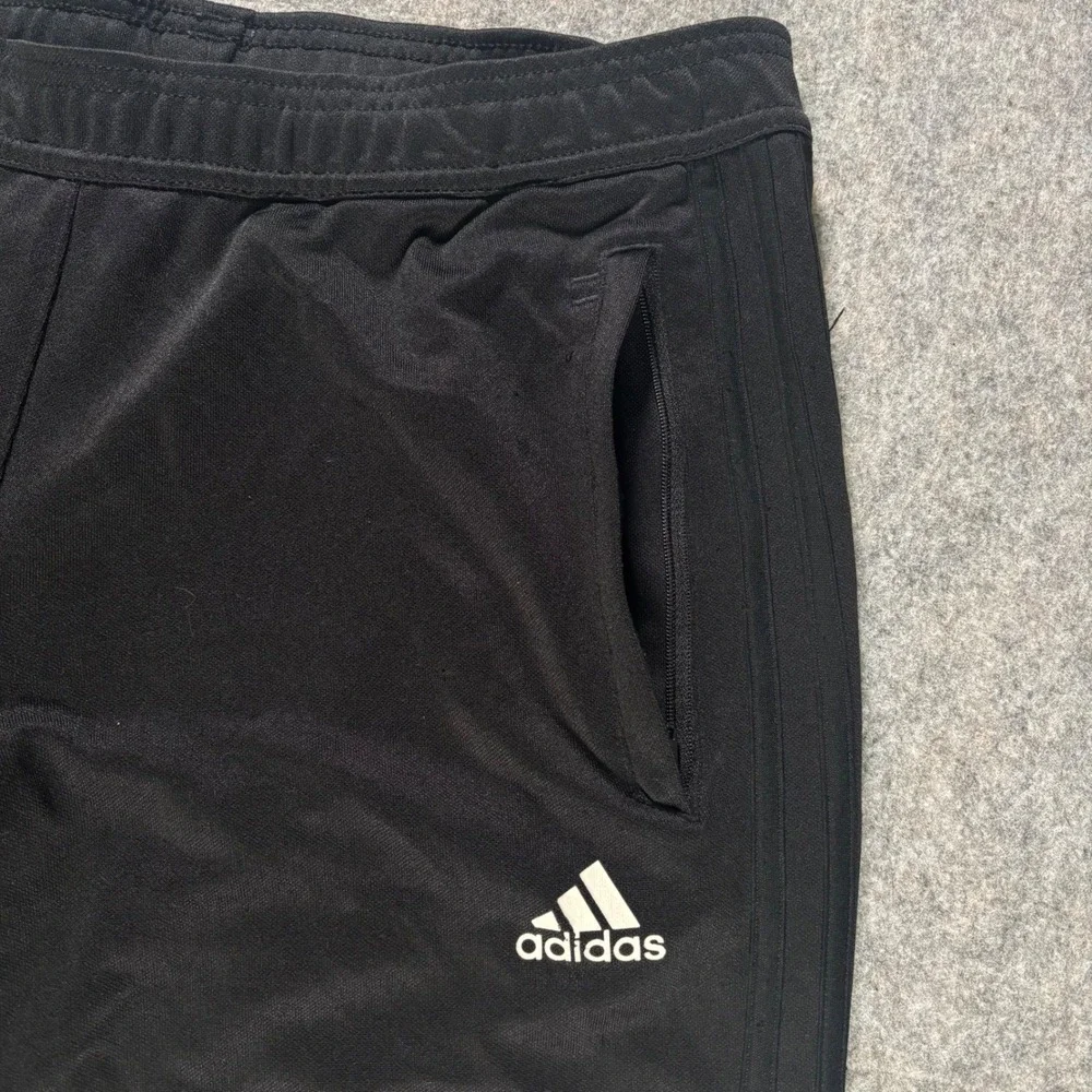 Adidas Climalite Black Athletic‎ Track Pants Joggers Zip Bottoms Mens M